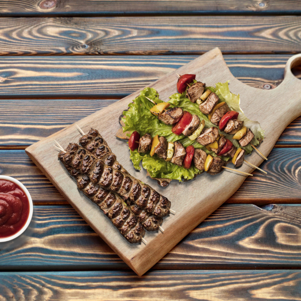 Masif Ahşap Kesme Tahtası Boya Ağacı Model  1