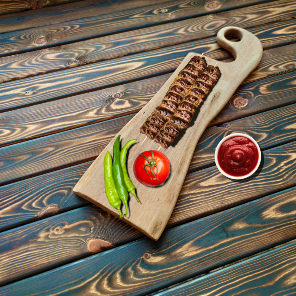 Masif Ahşap Kesme Tahtası Boya Ağacı Model  2